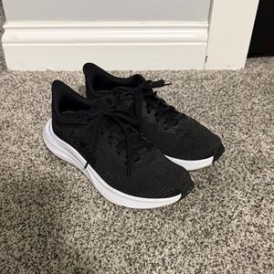 Hoka Solimar Black and White Athletic Shoes size 7